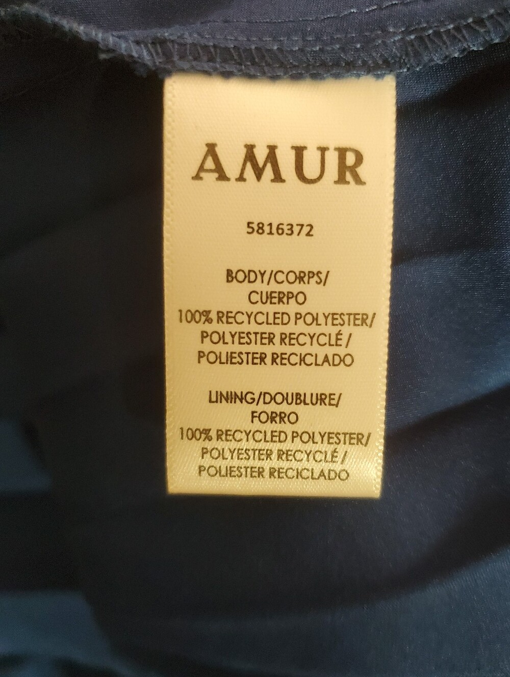 Amur Khloe Sweetheart Satin Dress Muted Blue Size 4 Retail $ 598 - Picture 16 of 16